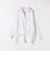 quaranciel:〈洗濯機可能〉リネン ミックス フロントギャザー スキッパー シャツ