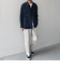SHIPS any:〈接触冷感/遮熱等〉ハイブリッド リネン イージーパンツ (セットアップ対応)25SS◇