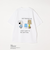 SHIPS any: SNOOPY コラボ NOT THERE グラフィック バック プリント Tシャツ◆