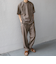 SHIPS any:〈洗濯機可能〉リネンライク セミワイド パンツ(セットアップ対応) 25SS◇