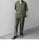 SHIPS any:〈洗濯機可能〉リネンライク セミワイド パンツ(セットアップ対応) 25SS◇