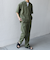 SHIPS any:〈洗濯機可能〉リネンライク セミワイド パンツ(セットアップ対応) 25SS◇