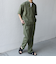 SHIPS any:〈洗濯機可能〉リネンライク セミワイド パンツ(セットアップ対応) 25SS◇
