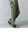 SHIPS any:〈洗濯機可能〉リネンライク セミワイド パンツ(セットアップ対応) 25SS◇