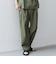SHIPS any:〈洗濯機可能〉リネンライク セミワイド パンツ(セットアップ対応) 25SS◇