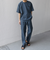 SHIPS any:〈洗濯機可能〉リネンライク セミワイド パンツ(セットアップ対応) 25SS◇