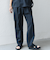 SHIPS any:〈洗濯機可能〉リネンライク セミワイド パンツ(セットアップ対応) 25SS◇