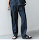 SHIPS any:〈洗濯機可能〉リネンライク セミワイド パンツ(セットアップ対応) 25SS◇