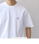 SHIPS any: CASPER ワンポイント/バックプリント コラボ Tシャツ◇