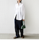 SHIPS Primary Navy Label:コットン タイプライター ビッグ シャツ