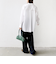 SHIPS Primary Navy Label:コットン タイプライター ビッグ シャツ