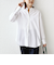 SHIPS Primary Navy Label:コットン タイプライター ビッグ シャツ