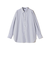 SHIPS Primary Navy Label:コットン タイプライター ビッグ シャツ