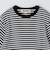 Slopeslow: Cotton interlock stripe crew neck T