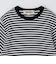 Slopeslow: Cotton interlock stripe crew neck T