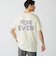 【SHIPS別注】THE DAY ON THE BEACH: ガーメントダイ プリント Tシャツ