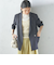 〈手洗い可能〉ダブル 半袖 ジャケット