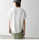 《予約》【SHIPS any別注】KNiTS:〈洗濯機可能〉ラウンドヘム プリント ショート TEE