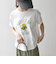 《予約》【SHIPS any別注】KNiTS:〈洗濯機可能〉ラウンドヘム プリント ショート TEE