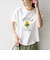 《予約》【SHIPS any別注】KNiTS:〈洗濯機可能〉ラウンドヘム プリント ショート TEE