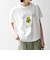 《予約》【SHIPS any別注】KNiTS:〈洗濯機可能〉ラウンドヘム プリント ショート TEE