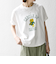 《予約》【SHIPS any別注】KNiTS:〈洗濯機可能〉ラウンドヘム プリント ショート TEE