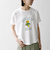 《予約》【SHIPS any別注】KNiTS:〈洗濯機可能〉ラウンドヘム プリント ショート TEE