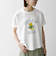 《予約》【SHIPS any別注】KNiTS:〈洗濯機可能〉ラウンドヘム プリント ショート TEE