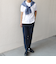 【SHIPS any別注】LACOSTE: ワンポイント ロゴ ピケ クルーネック Tシャツ 25SS◇