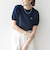 【SHIPS any別注】LACOSTE: ワンポイント ロゴ ピケ クルーネック Tシャツ 25SS◇