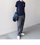 【SHIPS any別注】LACOSTE: ワンポイント ロゴ ピケ クルーネック Tシャツ 25SS◇