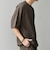 SHIPS any:〈撥水/軽量/ストレッチ〉SOLOTEX(R) シアサッカー スピンドル Tシャツ(セットアップ対応)25SS◇
