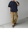 SHIPS any:〈撥水/軽量/ストレッチ〉SOLOTEX(R) シアサッカー スピンドル Tシャツ(セットアップ対応)25SS◇
