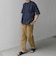SHIPS any:〈撥水/軽量/ストレッチ〉SOLOTEX(R) シアサッカー スピンドル Tシャツ(セットアップ対応)25SS◇