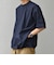 SHIPS any:〈撥水/軽量/ストレッチ〉SOLOTEX(R) シアサッカー スピンドル Tシャツ(セットアップ対応)25SS◇