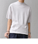 SHIPS any:〈接触冷感〉ハイゲージリネン ミックス サマーニット モックネック Tシャツ◇