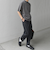 SHIPS any:〈接触冷感〉ハイゲージリネン ミックス サマーニット モックネック Tシャツ◇