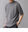 SHIPS any:〈接触冷感〉ハイゲージリネン ミックス サマーニット モックネック Tシャツ◇