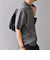 SHIPS any:〈接触冷感〉ハイゲージリネン ミックス サマーニット モックネック Tシャツ◇