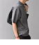 SHIPS any:〈接触冷感〉ハイゲージリネン ミックス サマーニット モックネック Tシャツ◇