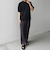 SHIPS any:〈接触冷感〉ハイゲージリネン ミックス サマーニット モックネック Tシャツ◇