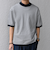 SHIPS any:〈接触冷感〉ハイゲージリネン ミックス サマーニット モックネック Tシャツ◇