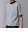 SHIPS any:〈接触冷感〉ハイゲージリネン ミックス サマーニット モックネック Tシャツ◇