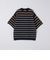 SHIPS:〈手洗い可能〉Amossa(R) メッシュ ボーダー ニット Tシャツ