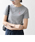 【SHIPS any別注】PETIT BATEAU: ロゴ プリント コンパクト ボーダー TEE 25SS