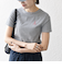 【SHIPS any別注】PETIT BATEAU: ロゴ プリント コンパクト ボーダー TEE 25SS