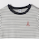 《予約》【SHIPS any別注】PETIT BATEAU: ロゴ プリント ボーダー コンパクト TEE 25SS