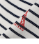 《予約》【SHIPS any別注】PETIT BATEAU: ロゴ プリント ボーダー コンパクト TEE 25SS