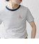 【SHIPS any別注】PETIT BATEAU: ロゴ プリント コンパクト ボーダー TEE 25SS
