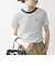 【SHIPS any別注】PETIT BATEAU: ロゴ プリント コンパクト ボーダー TEE 25SS